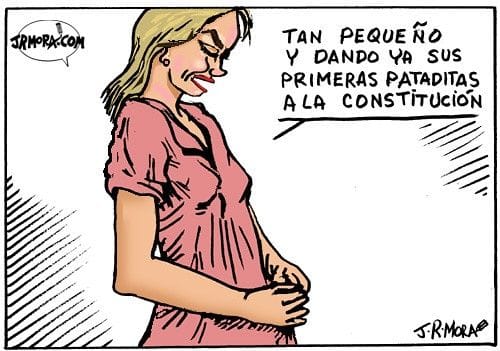 Letizia parirá otra niña en primavera 1
