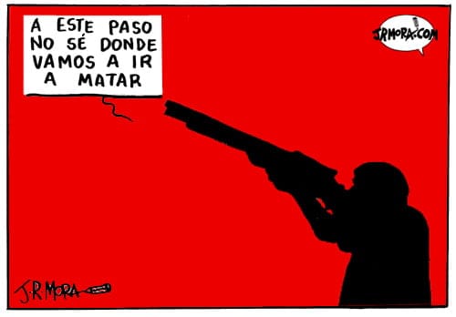 "¡Qué pasa, qué pasa, que no tenemos caza!"