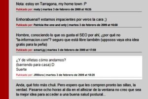 Historia de un comentario