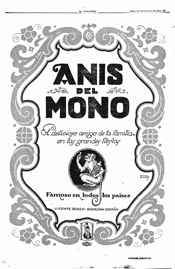 Anís del mono Anis del mono