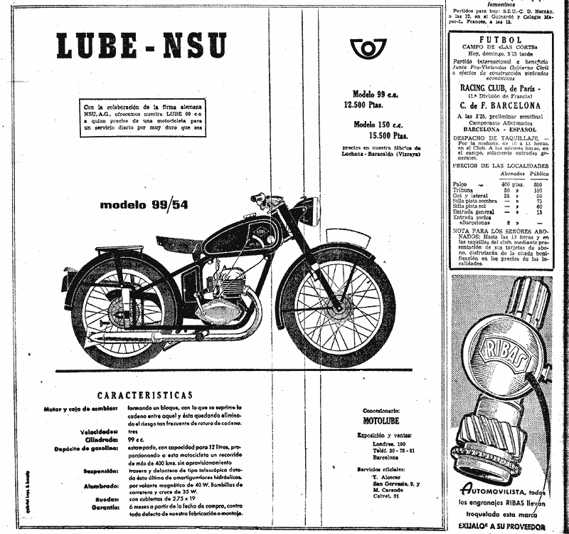 LUBE- NSU Moto Lube LUBE-NSU