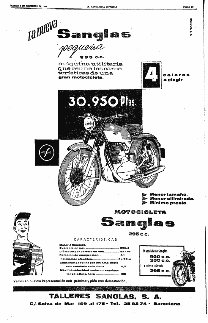 Sanglas Sanglas publicidad