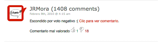Comment Rating, plugin para valorar y esconder comentarios