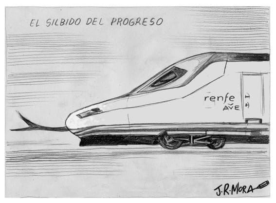 Obras del AVE, construir futuro explotando hoy Obras del AVE, construir futuro explotando hoy