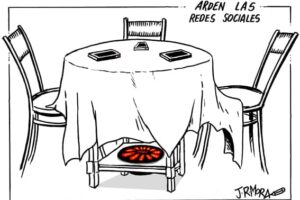 Arden las redes sociales