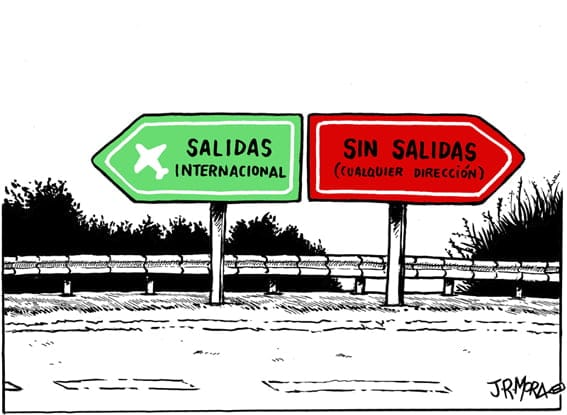 No nos vamos, nos echan