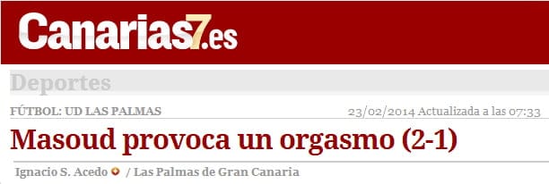 Y el redactor se corrió