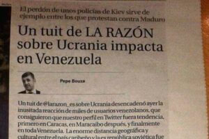 Un español lanza un tuit en España y cae en Venezuela