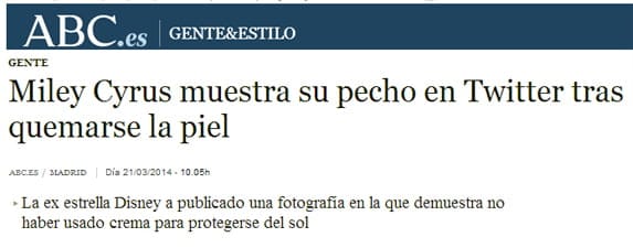 Miley Cyrus enseña tó lo colorao