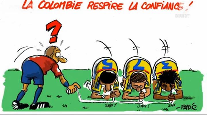 La televisión belga RTBF y el dibujante Pad´R se disculpan por una viñeta sobre la selección de Colombia La televisión belga RTBF y el dibujante Pad´R se disculpan por una viñeta sobre la selección de Colombia