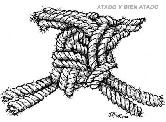 Atado y bien atado Atado y bien atado, ilustración