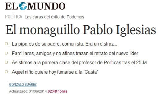 No importa que Pablo Iglesias o Pablo Iglesias, lo importante es que Pablo Iglesias