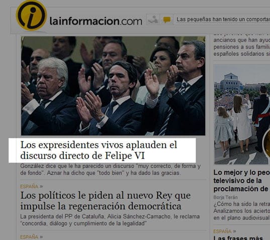 Aplausos desde el más allá