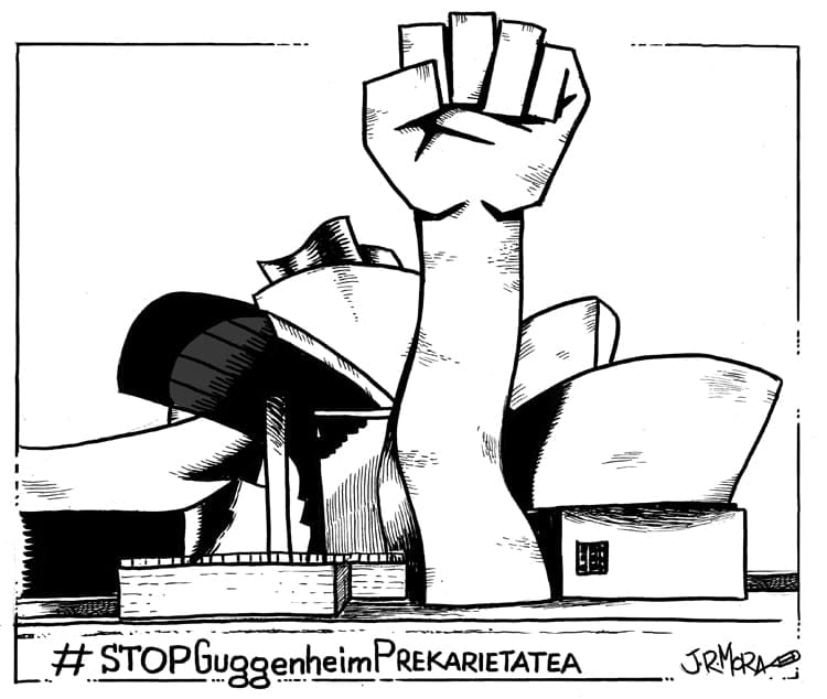 Educadores del Museo Guggenheim Bilbao piden ayuda a la comunidad artística para impedir el despido de toda la plantilla Educadores del Museo Guggenheim Bilbao piden ayuda a la comunidad artística para impedir el despido de toda la plantilla