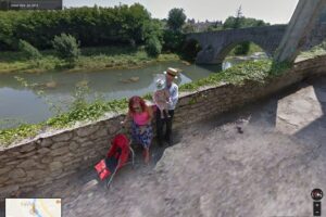 Robert Crumb y Aline Kominsky en Google Street View