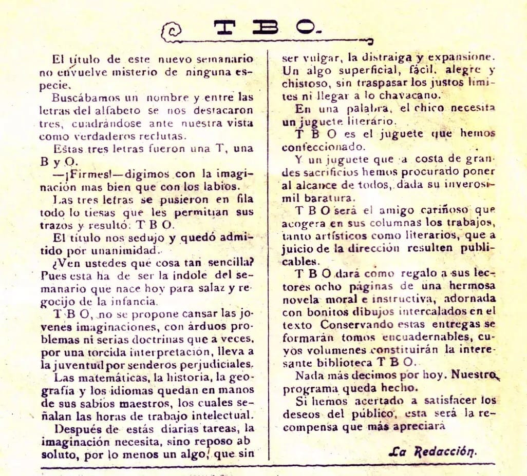 TBO 100 años