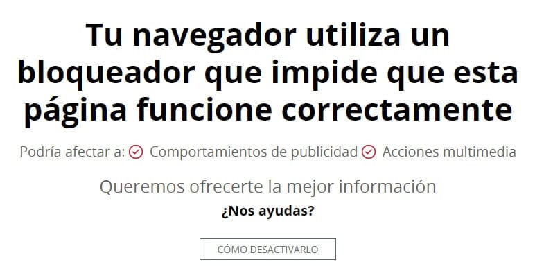 No el problema de la publicidad no es del lector