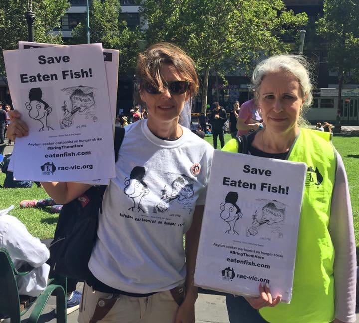 Eaten Fish, a cartoonist in the hell of Manus 7