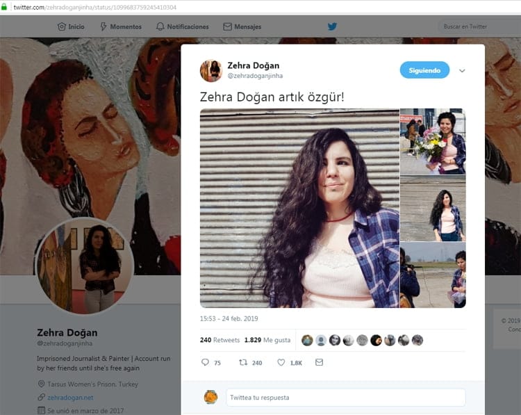 Journalist Zehra Dogan jailed for painting Nusaybin's destruction 11