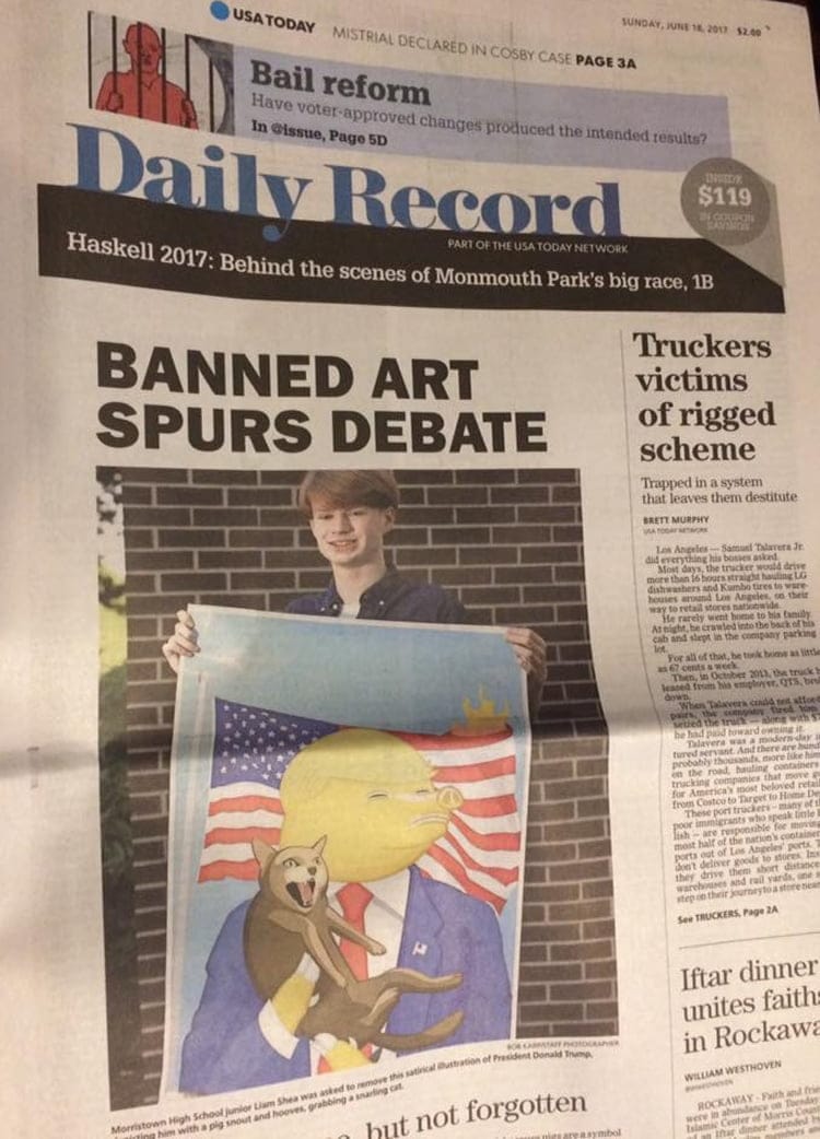 American Catastrophe, censorship at school 2