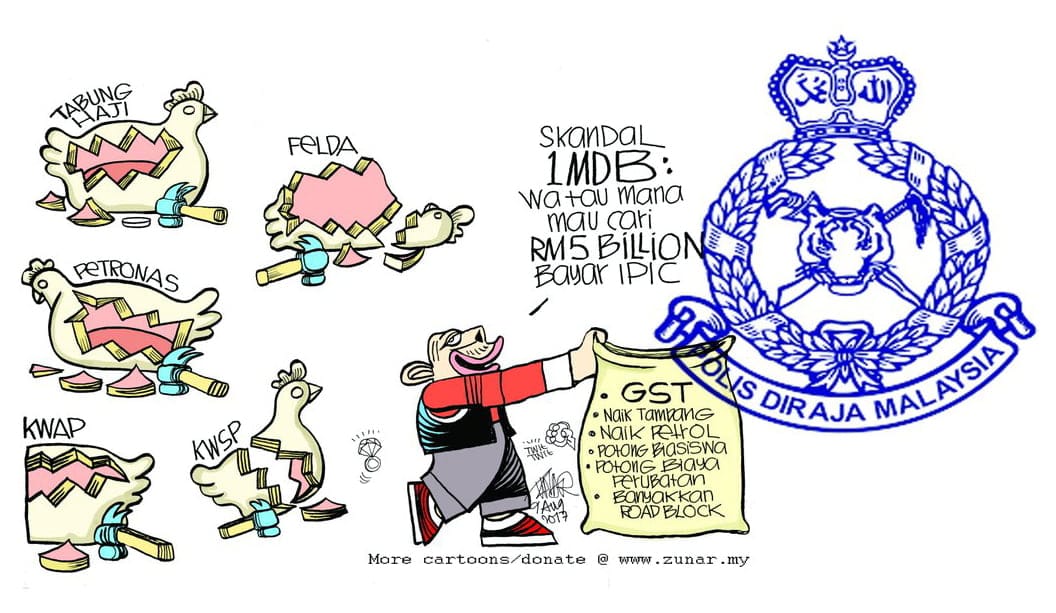 Cartoonist Zunar investigated once again for a cartoon 2