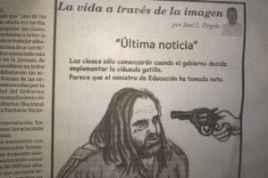 Several organisations denounce hate messages and incitement to violence against trade union leader over cartoon