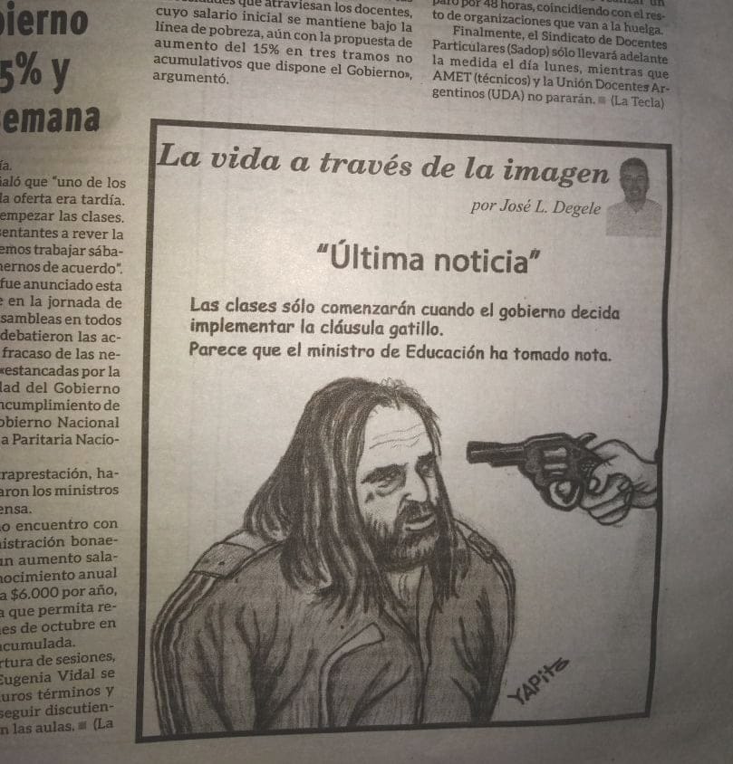 Several organisations denounce hate messages and incitement to violence against trade union leader over cartoon Several organisations denounce hate messages and incitement to violence against trade union leader over cartoon