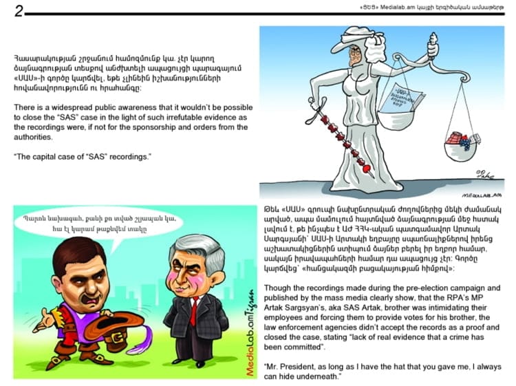 Armenian journalist receives death threats after publishing a political cartoon 4