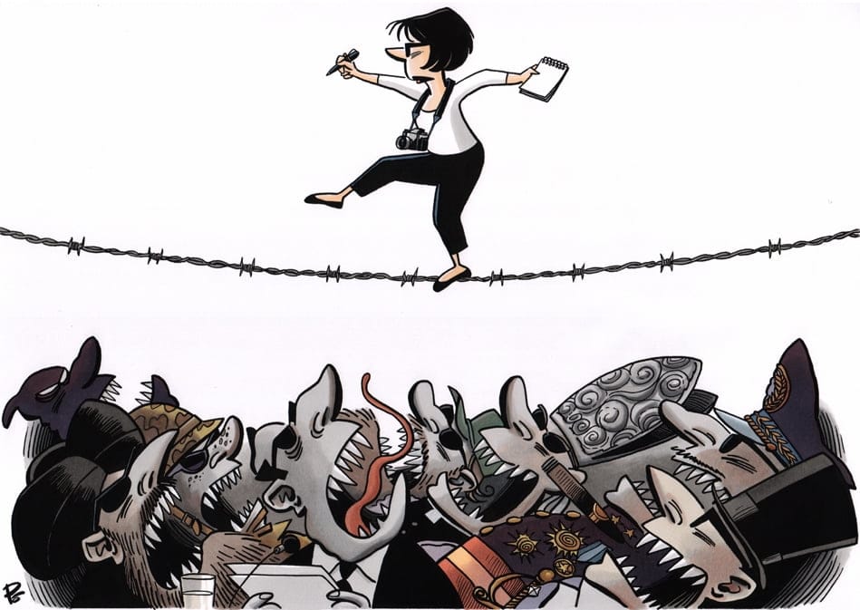 Un grito de libertad, 70 humoristas gráficos por la libertad de información