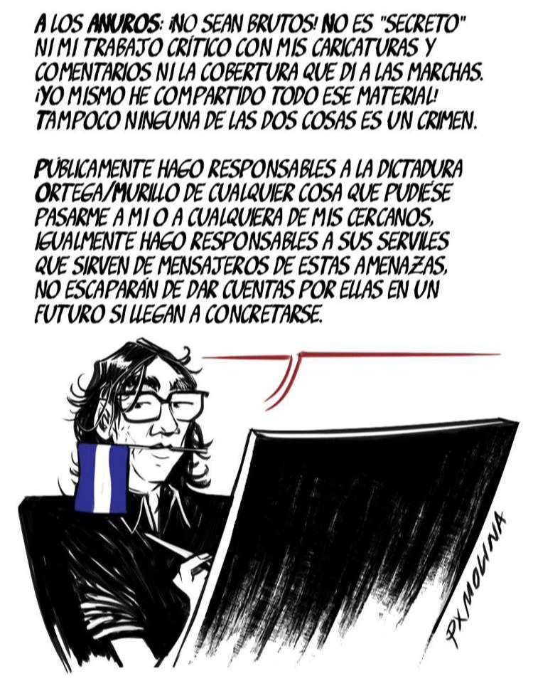 Pedro Molina, dibujar bajo amenazas