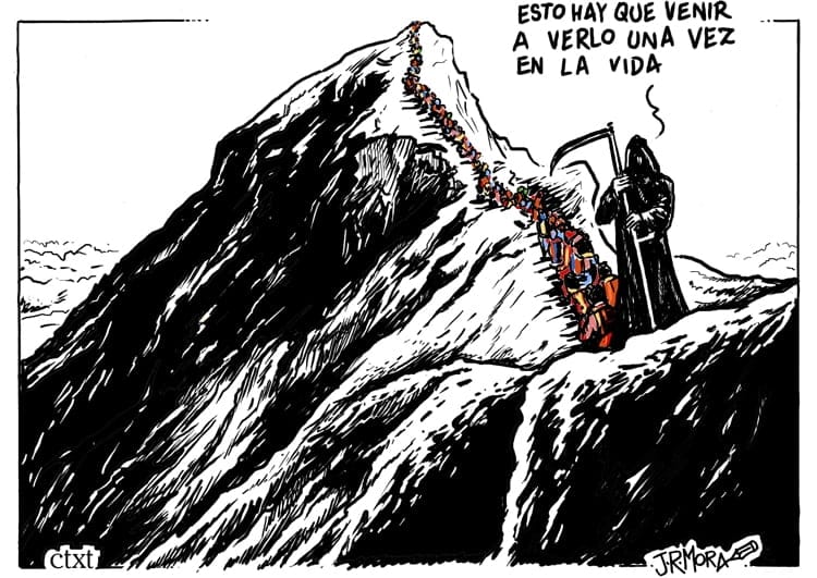 Atasco en el Everest Atasco en el Everest