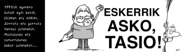 Zugagart, primera viñeta en Gara Brevas #73