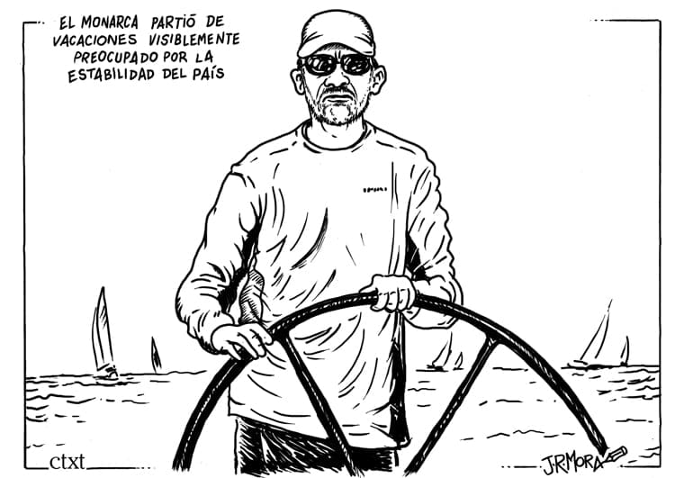 Las tristes vacaciones de los borbones