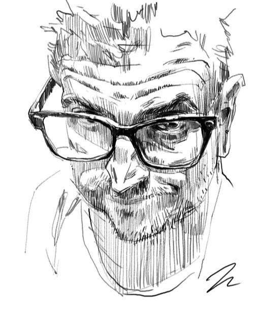 Johannes Leak, autorretrato