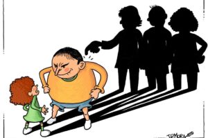 Exposición de humor gráfico sobre acoso escolar