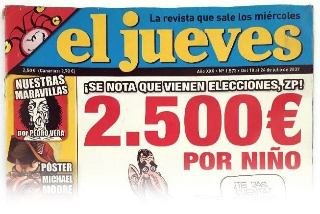 Hace 14 años, secuestro de El Jueves y condena a dos dibujantes por un chiste sobre Felipe y Letizia 5