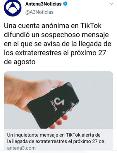 La Asociación de Extraterrestres exige a Antena 3 que no les usen para sus mierdas