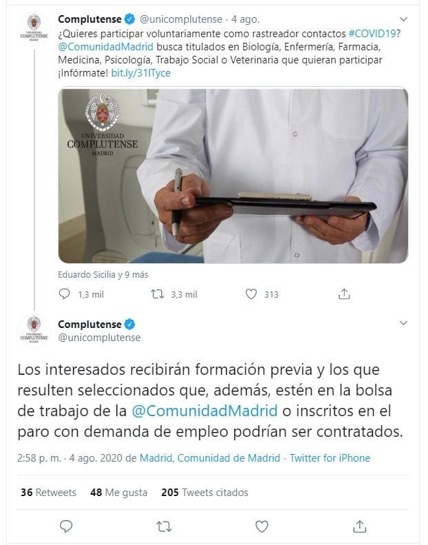 Rastreadores voluntarios