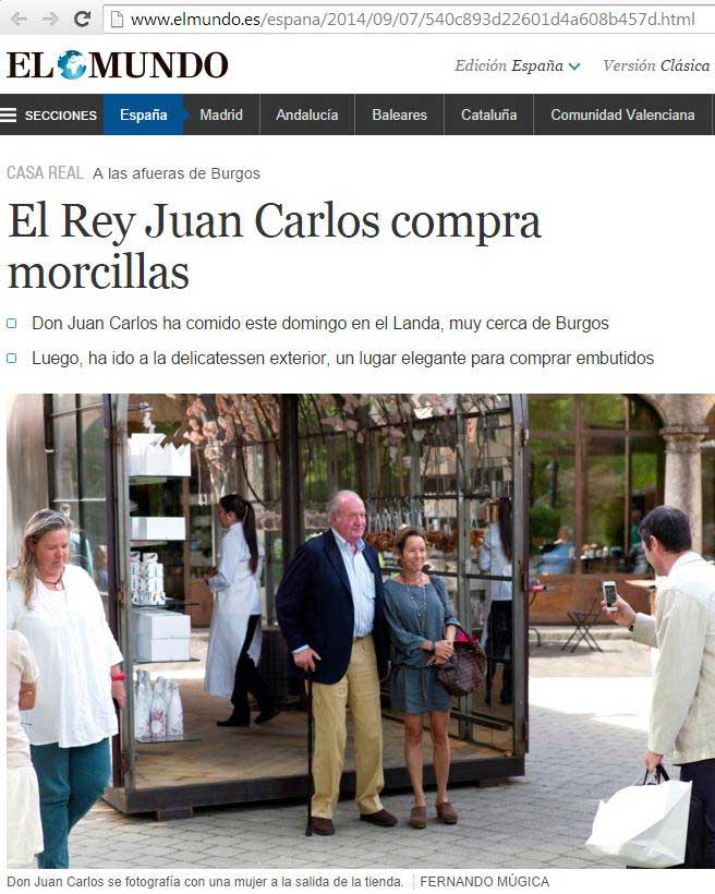 La morcilla de Juan Carlos