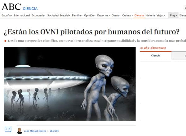 Un periodista del futuro viaja al pasado a buscar su credibilidad