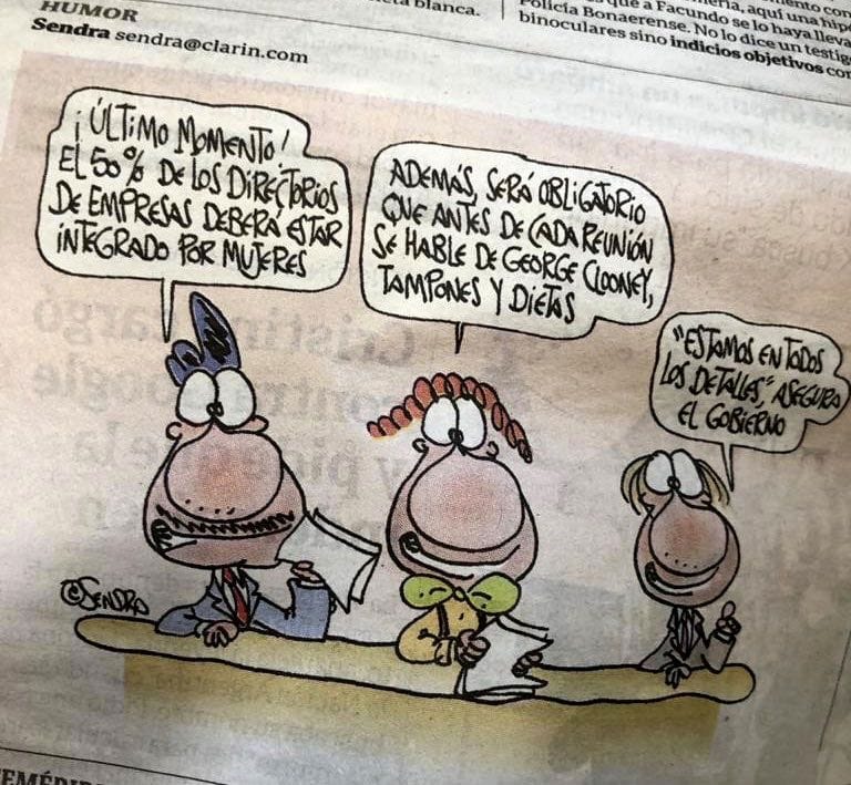 George Clooney, tampones y dietas, la viñeta repudiada de Sendra