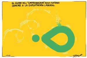 El globo explota