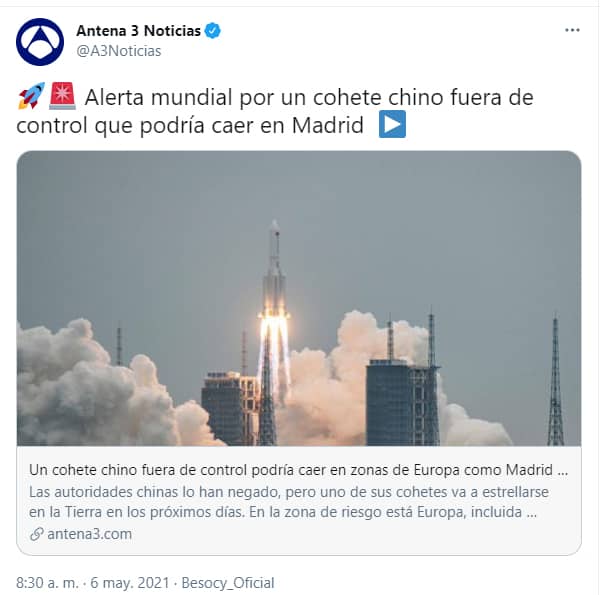Cohete chino o libertad