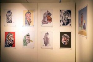 Un museo palestino retira las caricaturas de Yasser Arafat que algunos consideraron "un insulto"