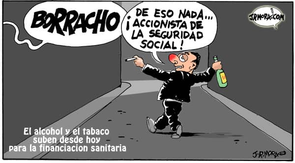 El alcohol y el tabaco suben desde hoy para la financiación sanitaria El alcohol y el tabaco suben desde hoy para la financiación sanitaria