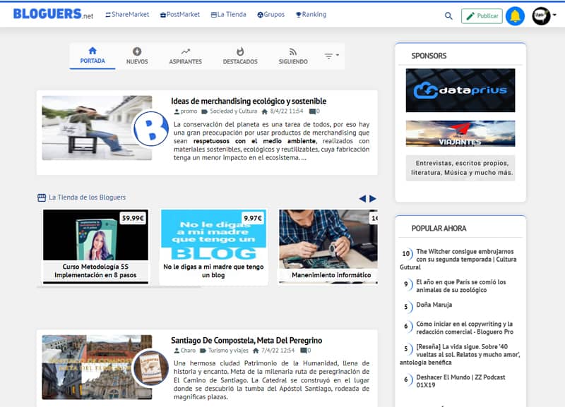 Sitios donde compartir tu blog