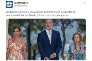 La democracia atenta contra la siesta de Felipe VI