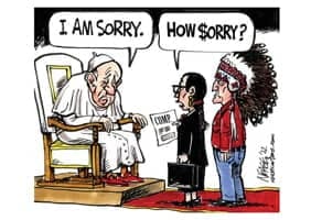 Siete diarios se disculpan con la comunidad indígena por una viñeta Siete diarios se disculpan con la comunidad indígena por una viñeta