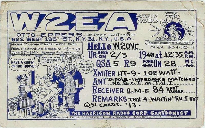 Otto Eppers, a karikaturista, aki leugrott a Brooklyn hídról. 1