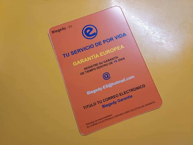 Máy tính bảng Biegedy. Thẻ bảo hành trọn đời Máy tính bảng Biegedy. Thẻ bảo hành trọn đời